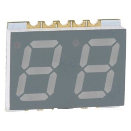 1 pcs x OPTOSUPPLY - OSK2039A-IG - Display: LED, 7-segment, 10mm, 0.39', No.char: 2, green, 8÷25mcd