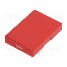 1 pcs x NKK SWITCHES - AT3003CB - Cap, YB series, 21x15x12.2mm, red-white, YB