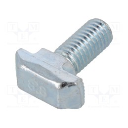 10 pcs x FATH - 096HK1030M0820 - Screw, for profiles, Width of the groove: 10mm, L: 20mm, steel