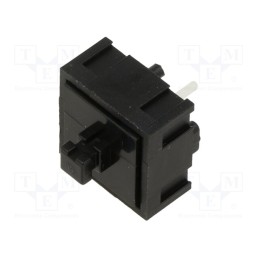1 pcs x E-SWITCH - 320.02E11BLK - Microswitch TACT, SPST-NO, Pos: 2, 0.025A/50VDC, THT, 1.18N, 11.4mm