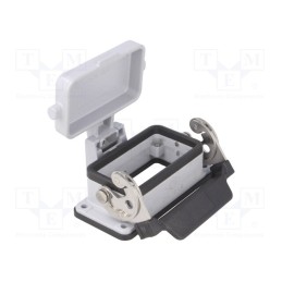 1 pcs x ILME - CHI 10 LS - Enclosure: for HDC connectors, C-TYPE, size 57.27, -40÷125°C