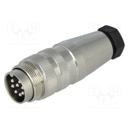 1 pcs x AMPHENOL - C09131H0081002U - Connector: M16, plug, male, soldering, for cable, PIN: 8, 3A, 300V