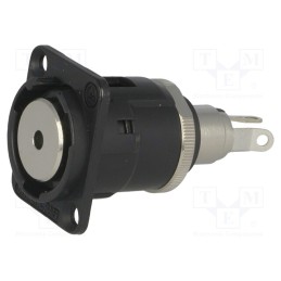 1 pcs x SWITCHCRAFT - EH35MMSSCB - Socket, Jack 3,5mm, female, stereo, ways: 3, soldering, EH, 19x24mm