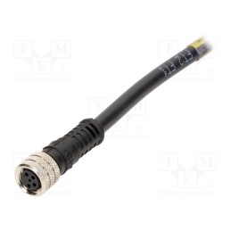 1 pcs x MOLEX - 120027-0131 - Connector: M8, female, PIN: 4, straight, with lead, plug, 3A, IP67