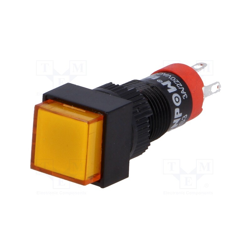 1 pcs x ONPOW - LAS3F-11/O - Switch: push-button, Pos: 2, SPDT, 0.5A/250VAC, 1A/24VDC, ON-(ON)