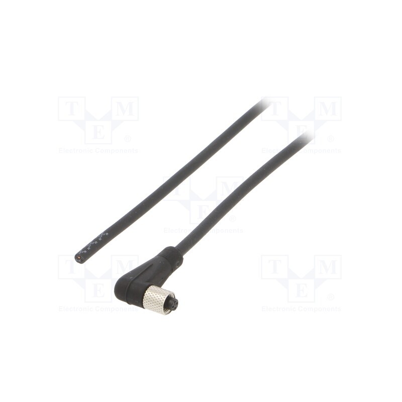 1 pcs x BINDER - 79 3104 52 03 - Connector: M5, plug, 707, female, PIN: 3, unshielded, gold-plated, 1A