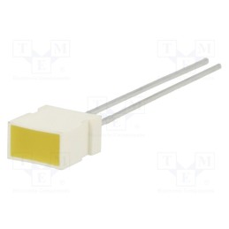 1 pcs x KINGBRIGHT ELECTRONIC - L-1043YDT - LED, rectangular, 6.15x3.65mm, with side wall, yellow, 2÷8mcd