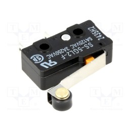 1 pcs x OMRON OCB - SS-5GL2-F - Microswitch SNAP ACTION, 5A/250VAC, with lever (with roller)