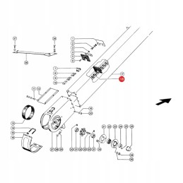 Claas pile conveyor chain 735367 0 units
