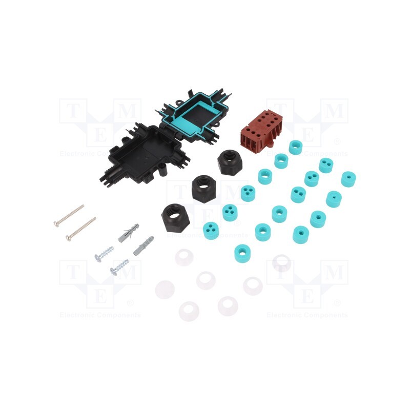 1 pcs x TECHNO - THR.200.S3M - Connector: AC supply, screw terminal, TH200, 2.5÷9.5mm, 250V, IP67