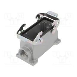 1 pcs x AMPHENOL - C14610F0166001 - Enclosure: for HDC connectors, C146, size E16, with double latch