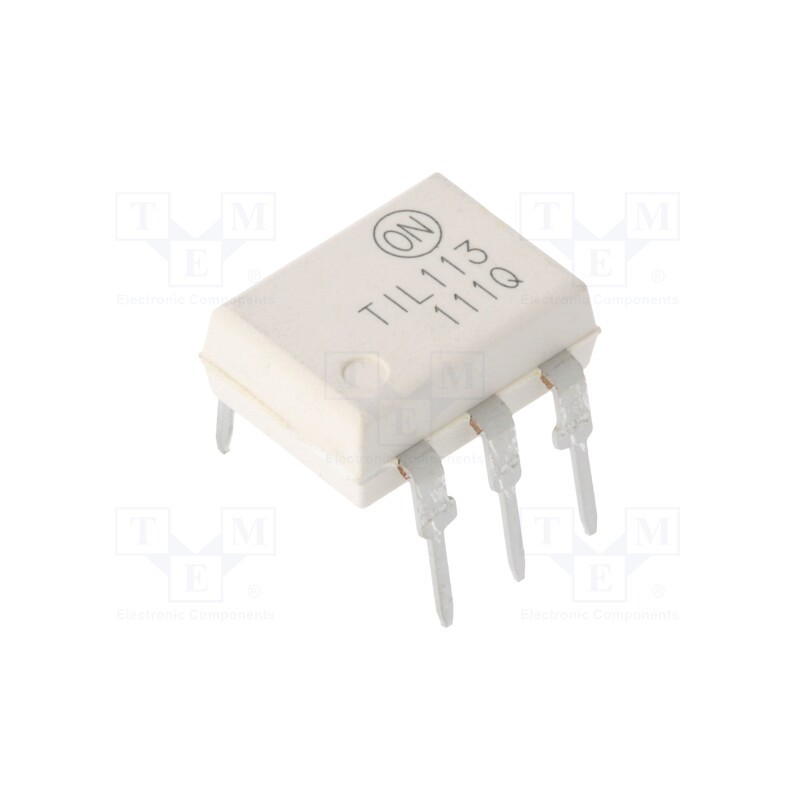 1 pcs x ONSEMI - TIL113M - Optocoupler, THT, Ch: 1, OUT: Darlington, Uinsul: 4.17kV, DIP6