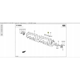 Claas 736798 threshing drum comb