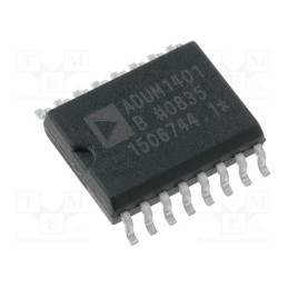 1 pcs x Analog Devices - ADUM1401BRWZ - IC: interface, digital isolator, 1Mbps, iCoupler®, 2.7÷5.5VDC, SMD