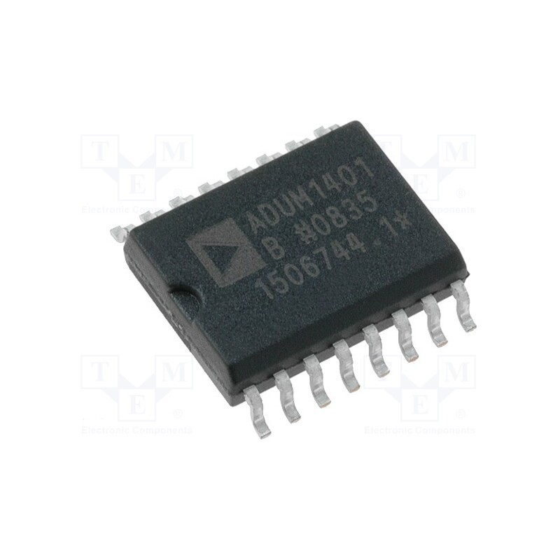 1 pcs x Analog Devices - ADUM1401BRWZ - IC: interface, digital isolator, 1Mbps, iCoupler®, 2.7÷5.5VDC, SMD