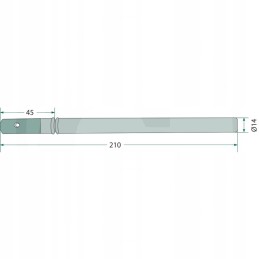 Chain picker finger for New Holland 1507