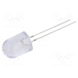 1 pcs x OPTOSUPPLY - OSW4DKA131B - LED, 10mm, white cold, 22000÷25000mcd, 30°, Front: convex, 2.8÷3.6V