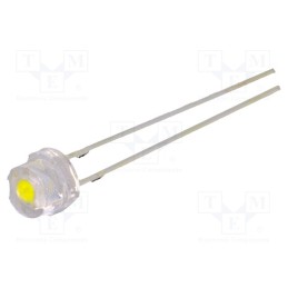 1 pcs x OPTOSUPPLY - OS4WFL56E1A - LED, 4.8mm, white cold, 5800÷7000mcd, 140°, 2.9÷3.6V, No.of term: 2