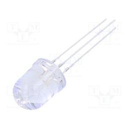 1 pcs x OPTOSUPPLY - OSRBMAA131A - LED, 10mm, red/blue, 30°, Front: convex, 2.1÷2.6/3.1÷3.6V, -30÷85°C