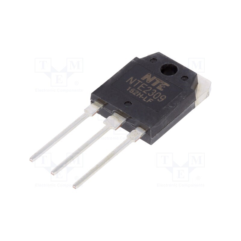 1 pcs x NTE Electronics - NTE2309 - Transistor: NPN, bipolar, 800V, 12A, 100W, TO3P