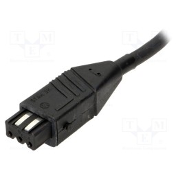 1 pcs x HIRSCHMANN - 932187015 STAK 3 K 075 5 M - Connector: rectangular, ST, plug, female, PIN: 3, with lead, tinned