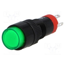 1 pcs x ONPOW - LAS3Y-11/G - Switch: push-button, Pos: 2, SPDT, 0.5A/250VAC, 1A/24VDC, ON-(ON)