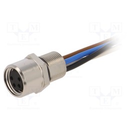 1 pcs x LAPP - 22260103 - Connector: M8, female, PIN: 4, for panel mounting,rear side nut