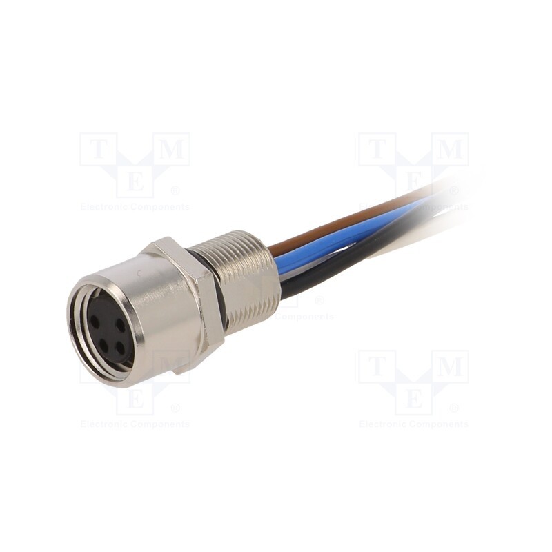 1 pcs x LAPP - 22260103 - Connector: M8, female, PIN: 4, for panel mounting,rear side nut