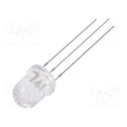 1 pcs x OPTOSUPPLY - OSRBMC8131A - LED, 8mm, red/blue, 30°, Front: convex, 2.1÷2.6/3.1÷3.6V, -30÷85°C