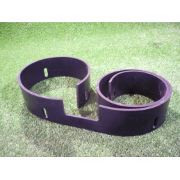 Claas rubber cover 45x1000mm 605693