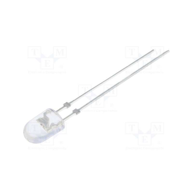 1 pcs x OPTOSUPPLY - OS5YAA5HA1D-VW - LED, oval, 5.1x4.3mm, yellow, 14400÷18000mcd, 100/40°, 1.8÷2.6V