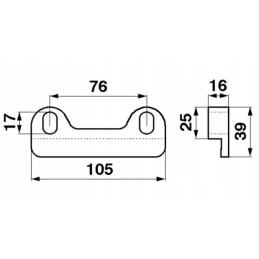 Claas 626748 scythe head button, original Claas