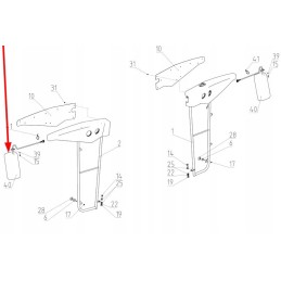 102202712 electric mirror with handle
