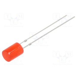 1 pcs x OPTOSUPPLY - OSR5PA5GE4B-12V - LED, 5mm, red, 220÷330mcd, 140°, Front: flat, 15V, No.of term: 2