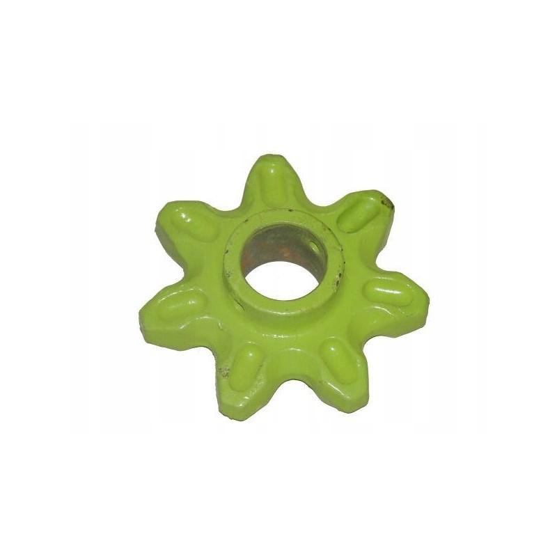 Lower conveyor wheel of the grain conveyor with 7