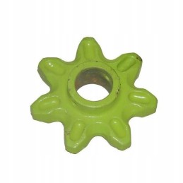 Lower conveyor wheel of the grain conveyor with 7