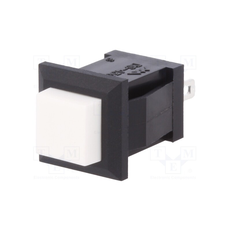 1 pcs x MIYAMA - DS430-W - Switch: push-button, Pos: 2, SPST-NO, 0.5A/250VAC, OFF-(ON), 1.5kV