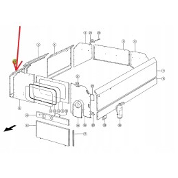 639557 0 grain tank plate