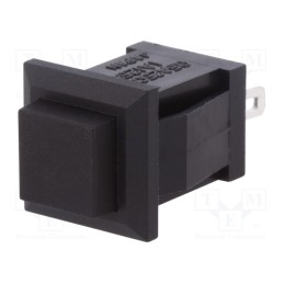 1 pcs x MIYAMA - DS430-K - Switch: push-button, Pos: 2, SPST-NO, 0.5A/250VAC, OFF-(ON), 1.5kV