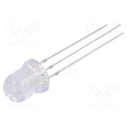 1 pcs x OPTOSUPPLY - OSRBMA8131A - LED, 8mm, red/blue, 30°, Front: convex, 2.1÷2.6/3.1÷3.6V, -30÷85°C