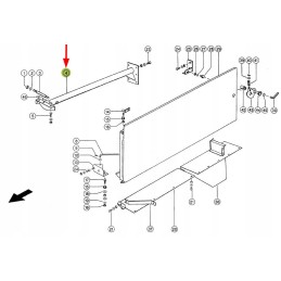 663171 0 left side trim bracket