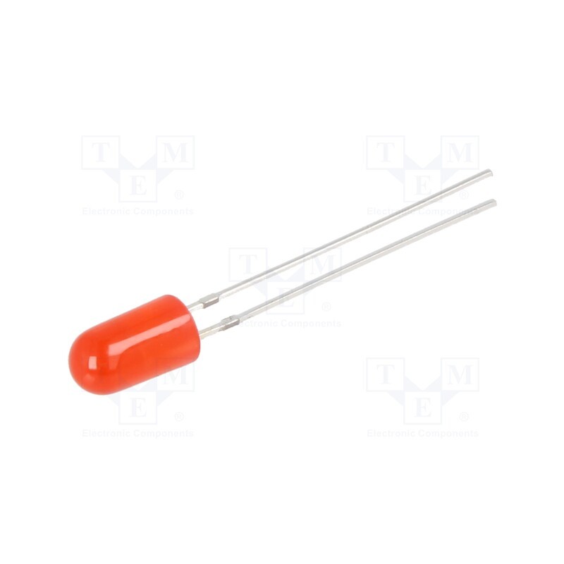 1 pcs x OPTOSUPPLY - OSR5JS5F64B - LED, 4.8mm, red, blinking, 220÷330mcd, 60°, 3/3.5/5V, 20mA, 1.8Hz