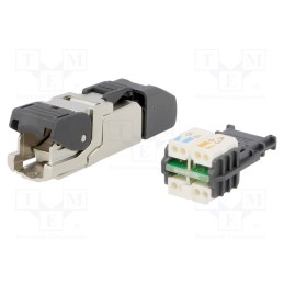 1 pcs x LAPP - 21700600 - Plug, RJ45, PIN: 8, Cat: 6a, shielded, Layout: 8p8c, 5÷9mm, for cable