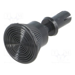 10 pcs x DREMEC - 8G4044.0X6.5B - Rivet, polyamide, L.rivet: 8mm, Panel cutout diam: 4.1mm, black