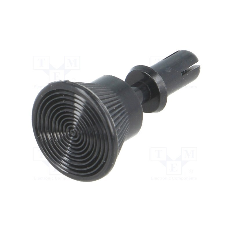 10 pcs x DREMEC - 8G4044.0X6.5B - Rivet, polyamide, L.rivet: 8mm, Panel cutout diam: 4.1mm, black