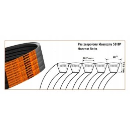 Combine belt 84072772