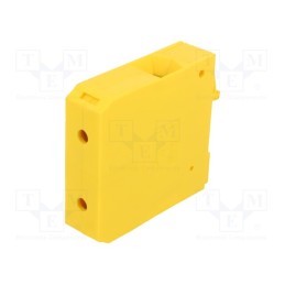 1 pcs x POKu00d3J - A11-0671 - Splice terminal: rail, 16÷70mm2, ways: 1, terminals: 2, yellow, TS35