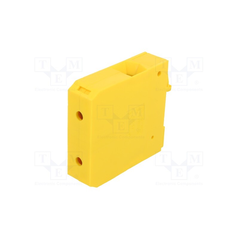 1 pcs x POKu00d3J - A11-0671 - Splice terminal: rail, 16÷70mm2, ways: 1, terminals: 2, yellow, TS35