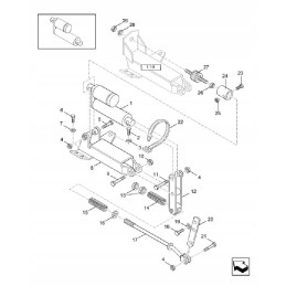 Gas regulation motor new holland tx 84056423