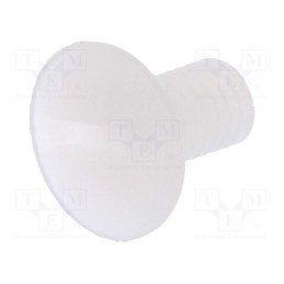 10 pcs x DREMEC - 8G202M4X08 - Screw, M4x8, 0.7, Head: countersunk, slotted, 1,3mm, polyamide